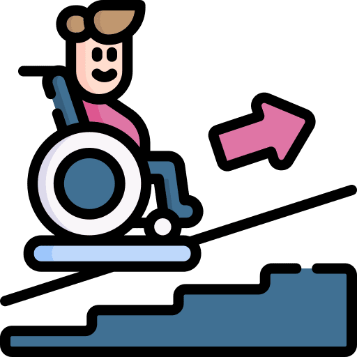 Lift beginner disability inclusive icon