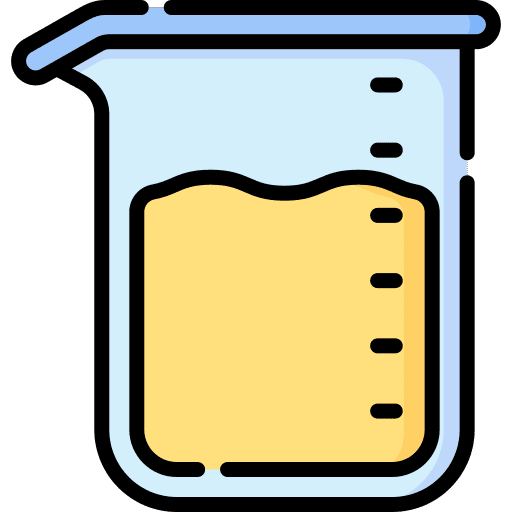 Beaker experiment measure chemistry icon