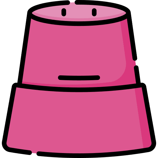 Rubber stopper laboratory lab science icon