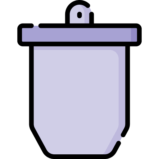 Crucible container steel experiment icon