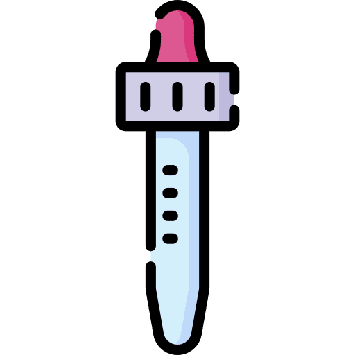 Dropper lab medical science icon