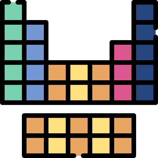 Periodic table chemistry periodic table elements icon
