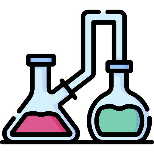 Flask lab tools science icon