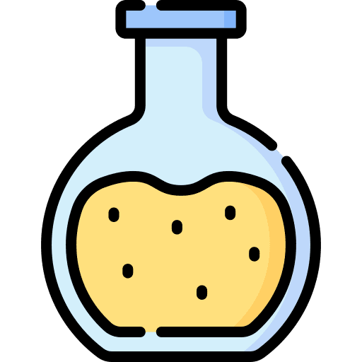 Florence flask science chemistry experiment icon