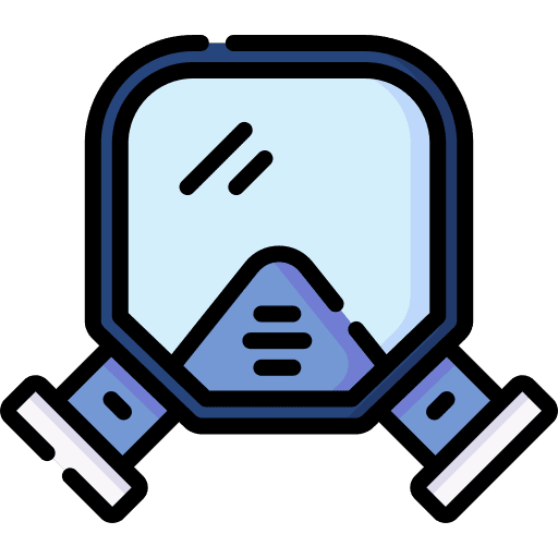 Mask chemical respirator gas mask icon