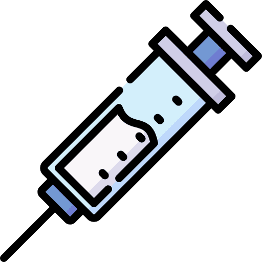 Syringe vaccine healthcare and medical insulin icon