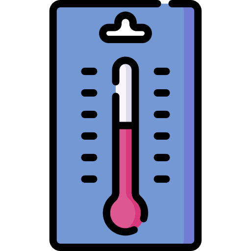 Thermometer degrees tools and utensils mercury icon