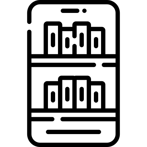 Online library online library online technology icon