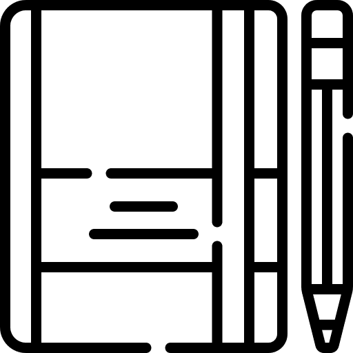 Workbook agenda learning workbook icon