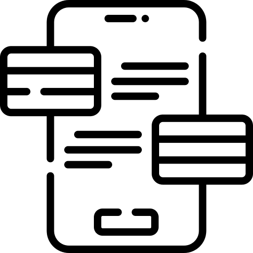 Foreign language smartphone foreign language dialogue icon