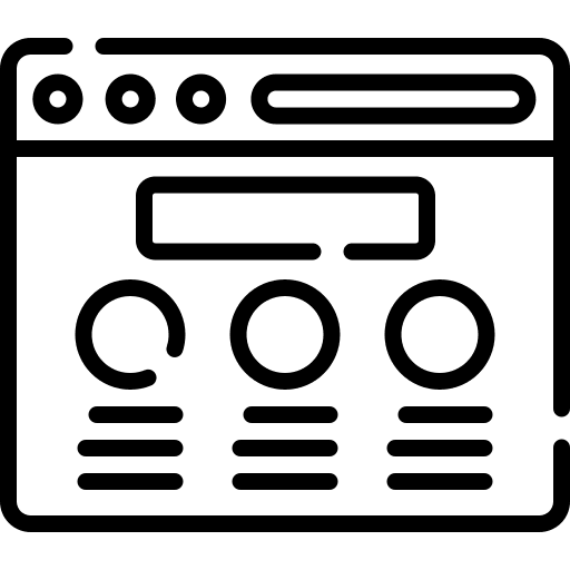 Website ui web design computer icon