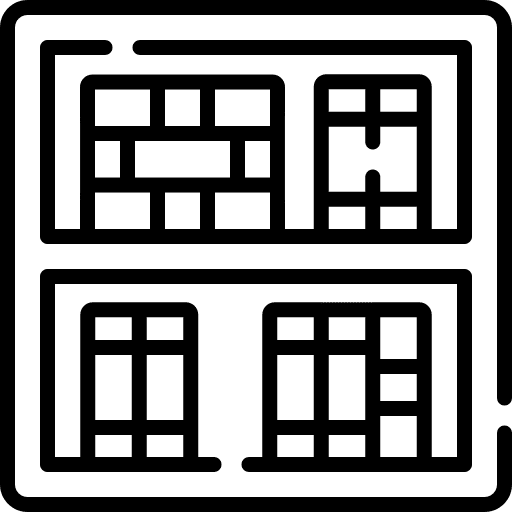 Bookshelf bookshelf furniture books icon