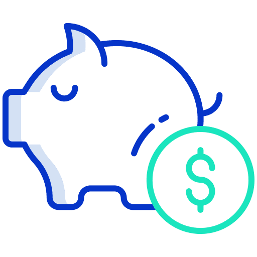 Piggy bank save piggy icon