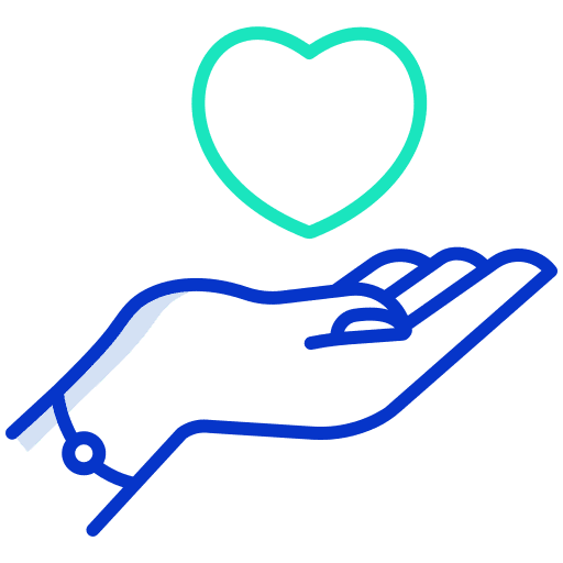 Love loyalty miscellaneous charity icon