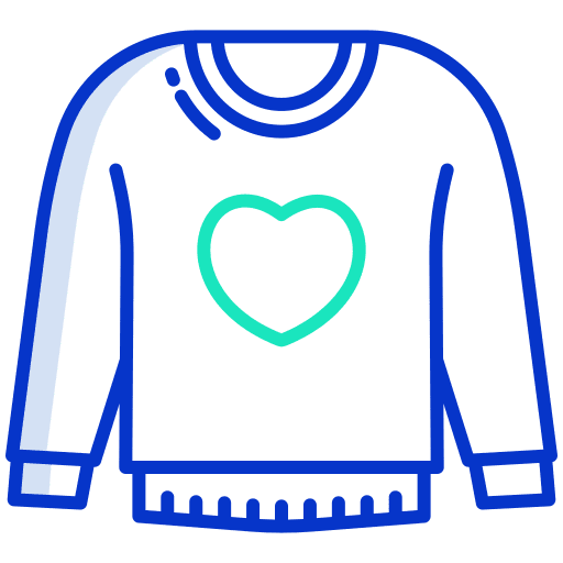 Sweatshirt garment wear clothes icon