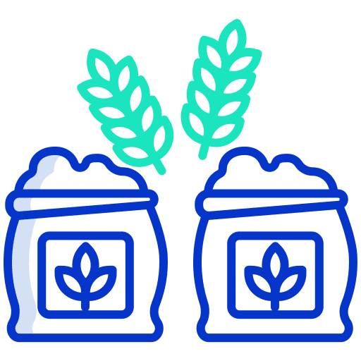 Wheat sack rice wheat sack wheat grain icon