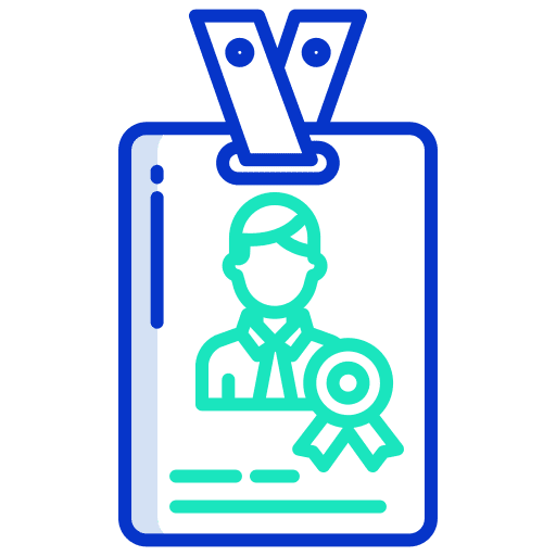 Id card id card identity identification icon