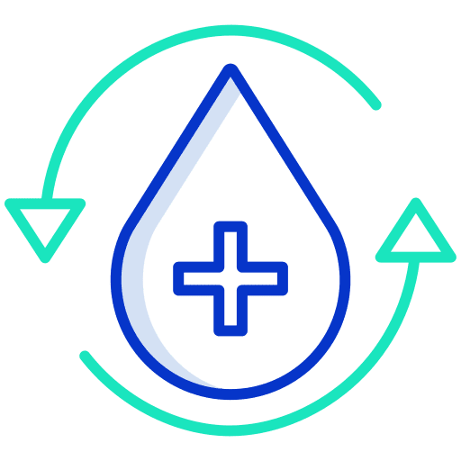 Blood donation transfusion donor icon