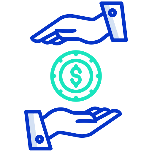 Dollar dollar bank finance icon