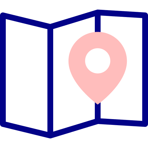 Map pin maps and flags map icon