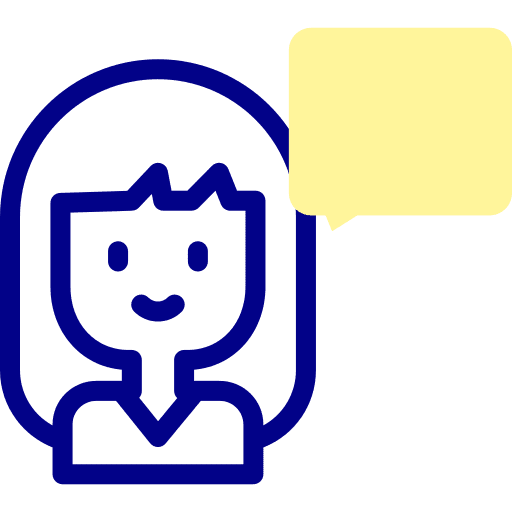Talking speaking speak user icon