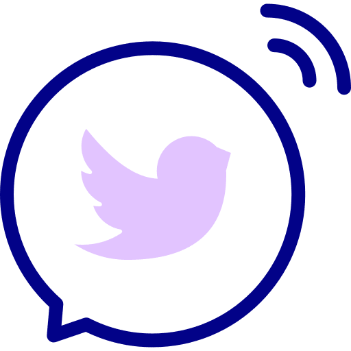 Twitter twitter custom twitter logo interaction icon