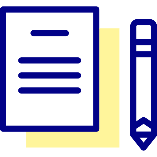 Paper letter paper files and folders icon