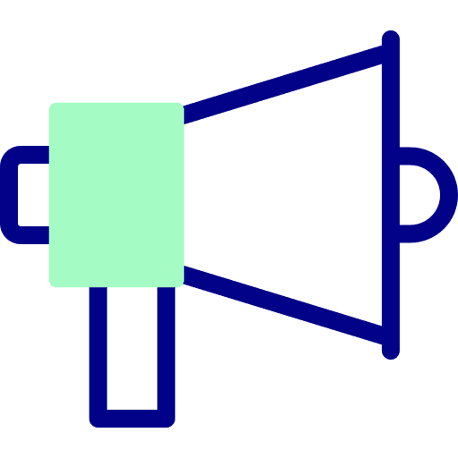 Megaphone loud speaker marketing loud icon