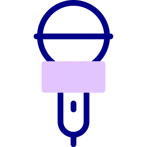 Microphone electronics channel reporter icon