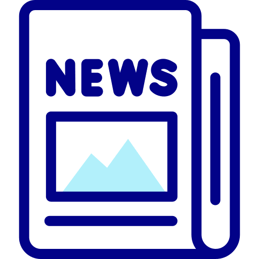 Newspaper news feed news press icon