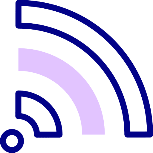 Signal coverage wireless wifi icon