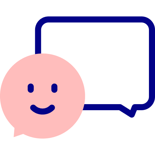 Speech bubble talking message communications icon