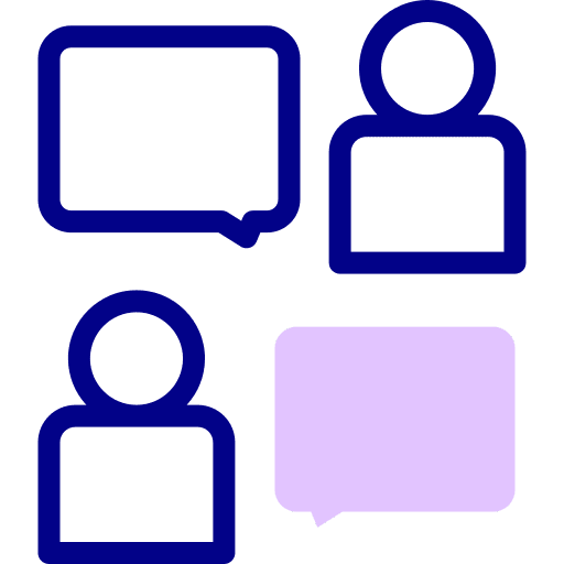 Chat talk communications chat icon