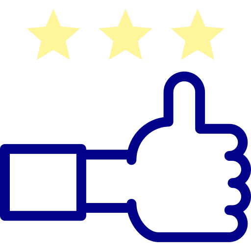 Rating good thumbs up feedback icon