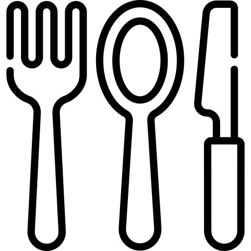 Cutlery fast food spoon restaurant icon