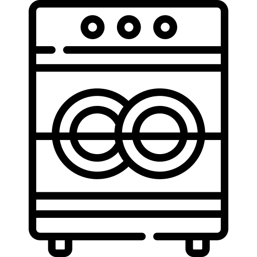 Dishwasher electronics smart home plates icon