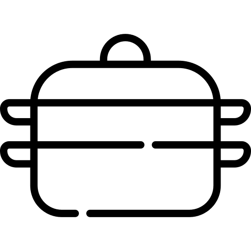 Pot kitchenware boiling cooking icon