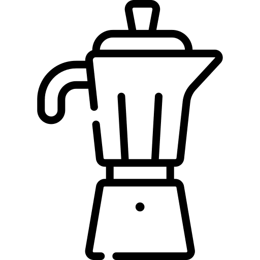 Coffee pot moka pot coffee maker coffee shop icon