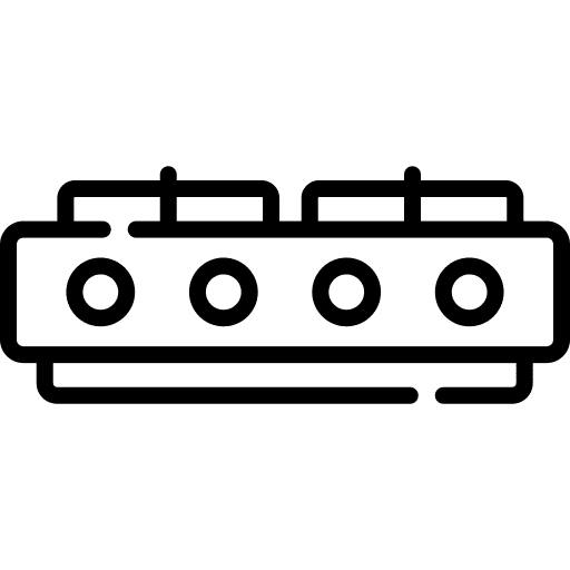 Stove kitchenware food and restaurant gas icon