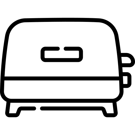 Toaster cook bread cooking icon