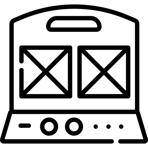 Toaster kitchen electronics bread icon