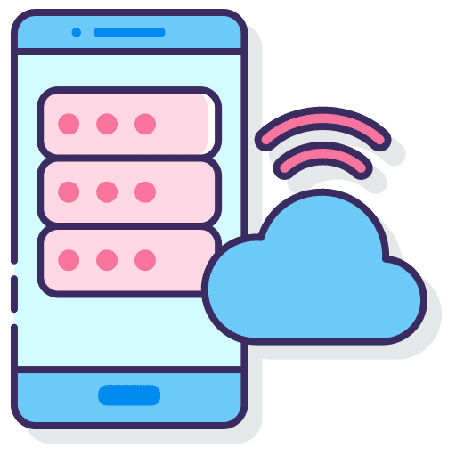 Application hosting phone application icon