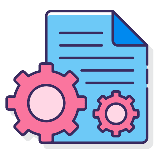 File system files and folders setting document icon