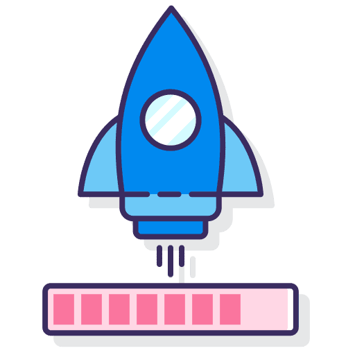 Loading seo and web fast waiting icon