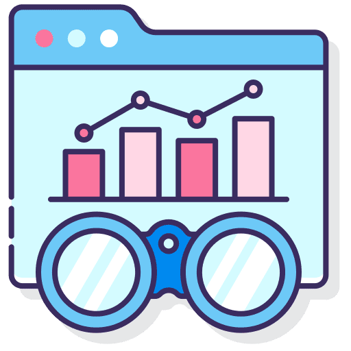 Monitoring screen dashboard monitor icon