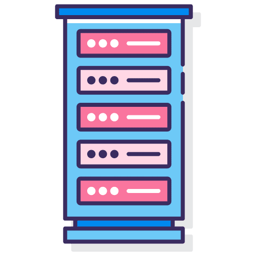 Server network storage computer icon