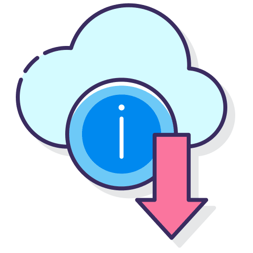 Download storage multimedia option interface icon