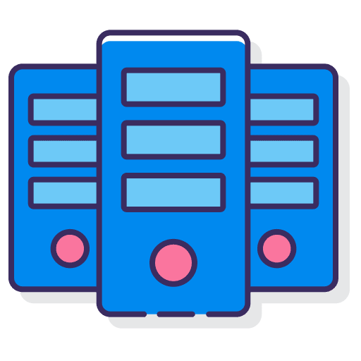 Server multimedia database server icon