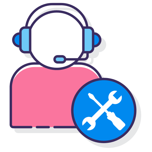 Tech support it support support services tech support icon