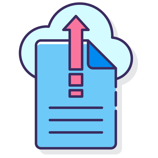 Upload upload file archive interface icon
